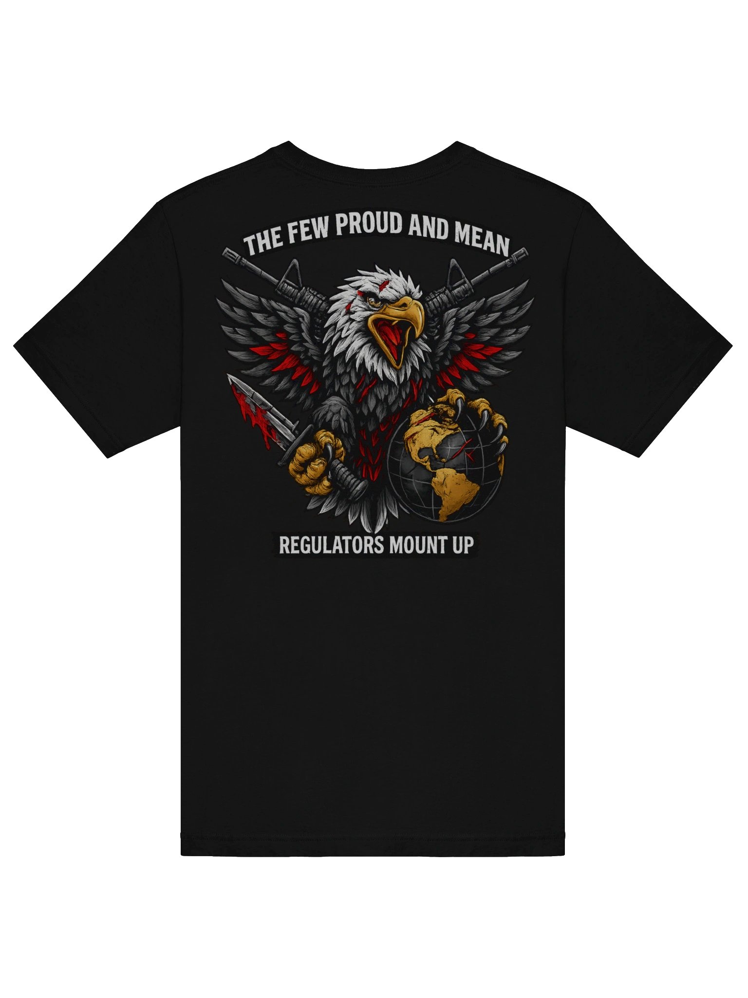 The Few Proud and Mean / Regulators Mount Up USMC Tee product image (6)
