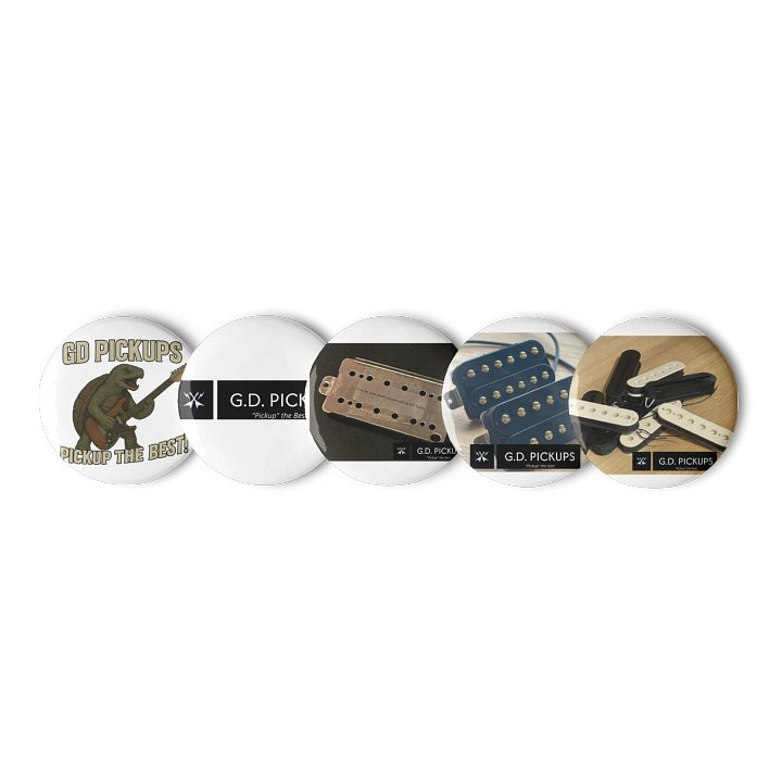 Set of 5 G.D. Pickups pins product image (1)