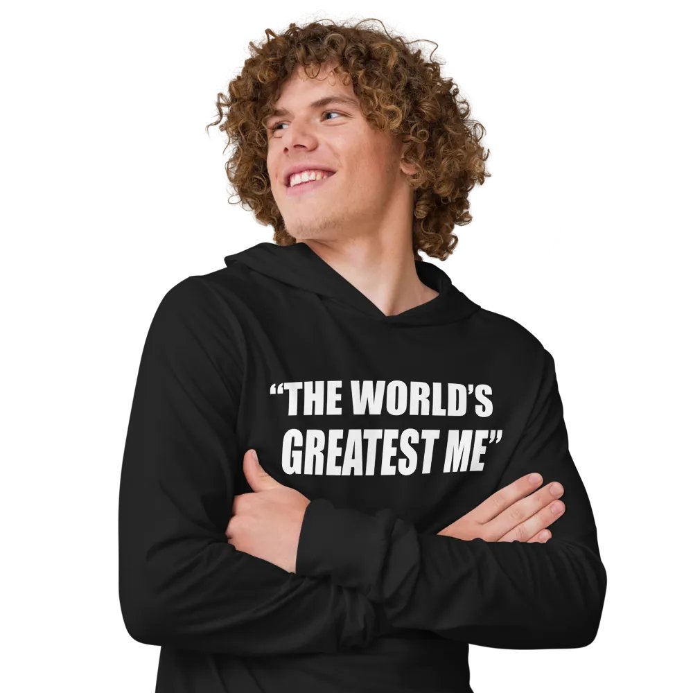 The World's Greatest Me Hooded Long Sleeve Tee product image (8)