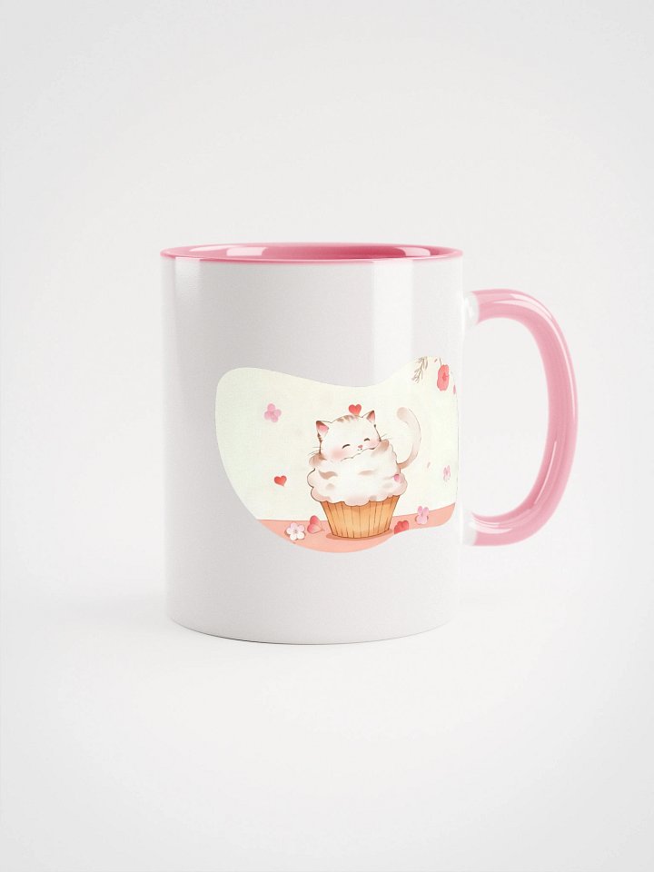 Cozy Cupcake Cat Mug with color product image (2)