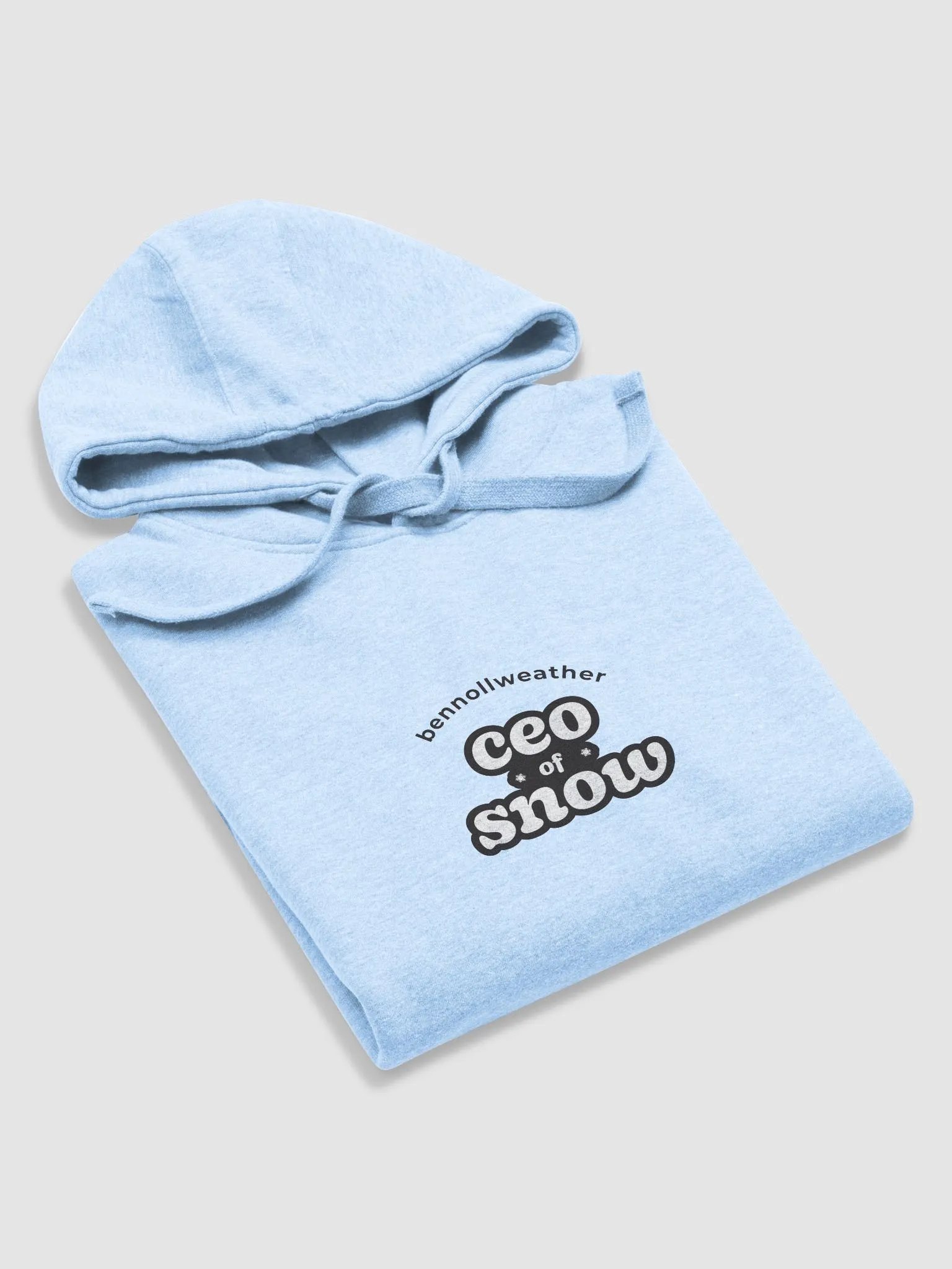 CEO of snow hoodie - light blue product image (6)