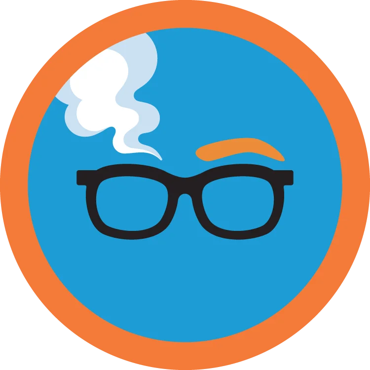 Missing Eyebrow (de)Merit Badge product image (1)