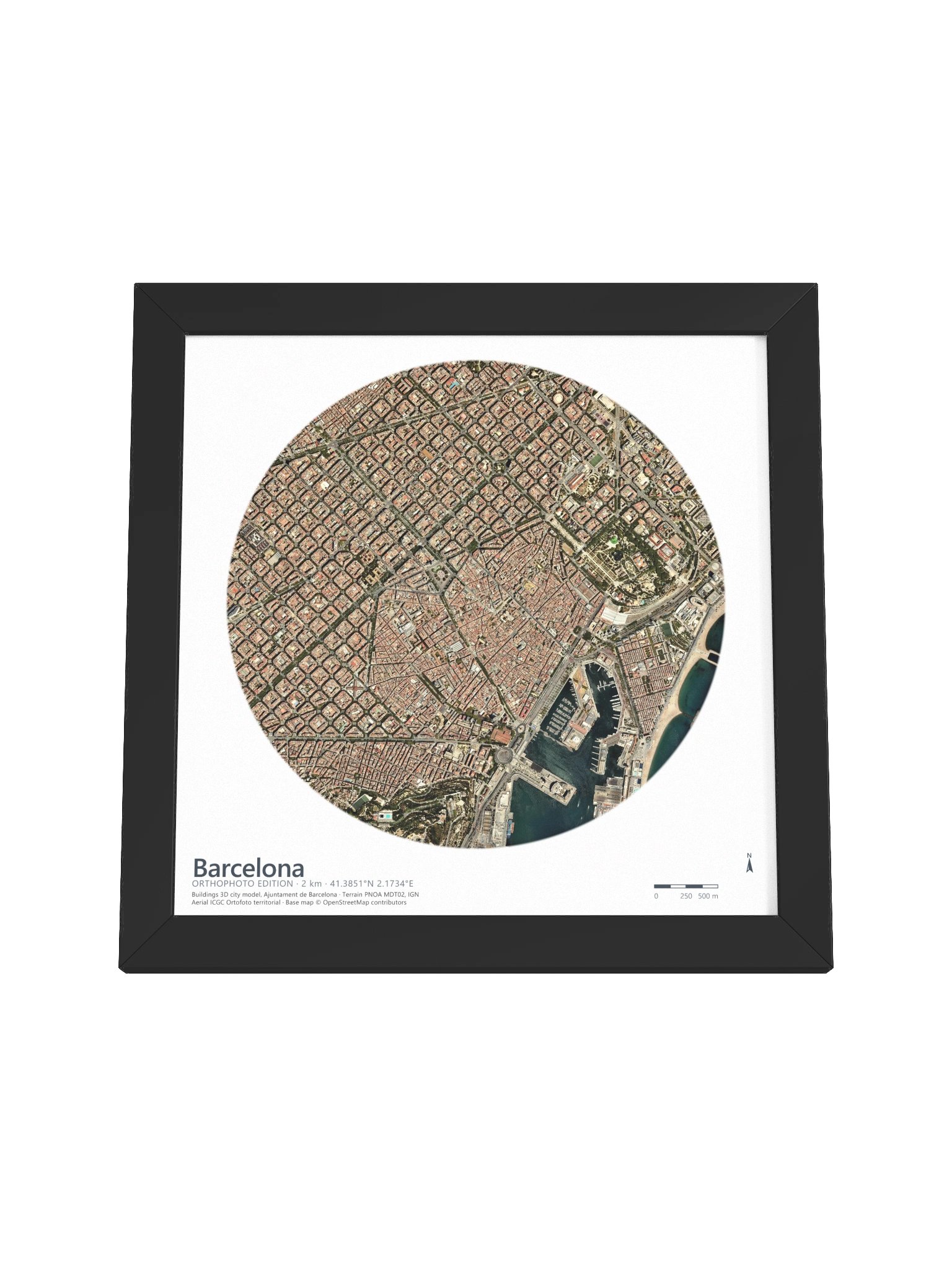 Barcelona: 3D Aerial City Map product image (17)