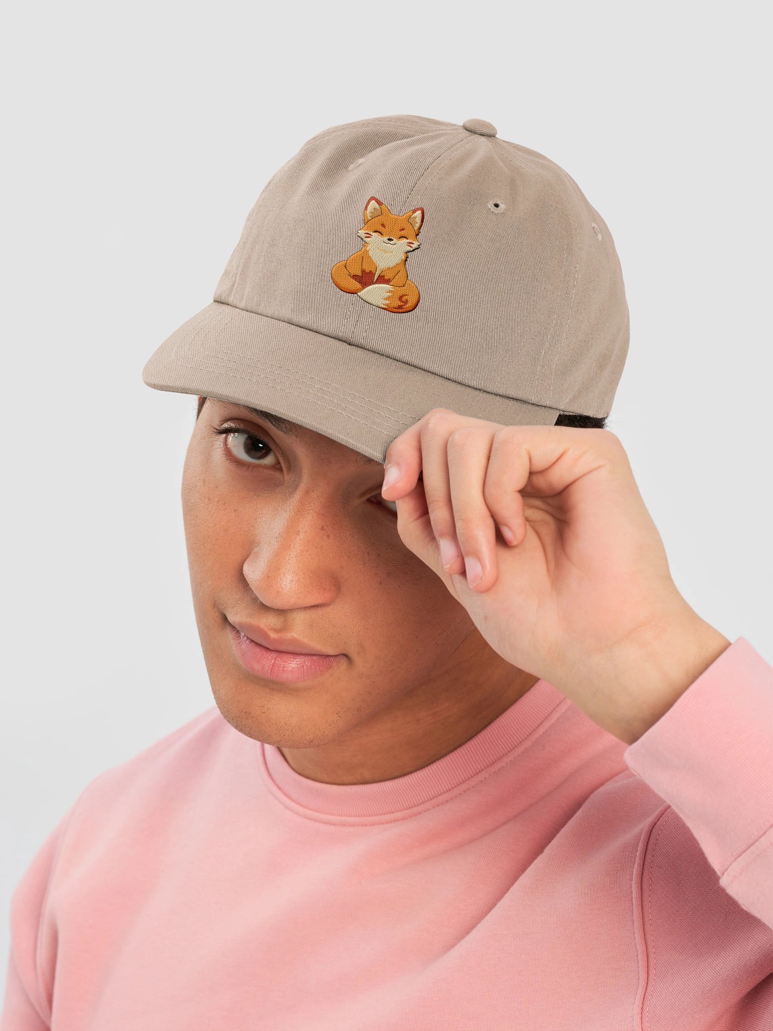 Soft Kitsune Fox Dad Hat product image (5)
