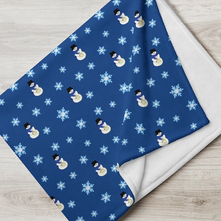 snowman snuggle - silky soft throw product image (2)