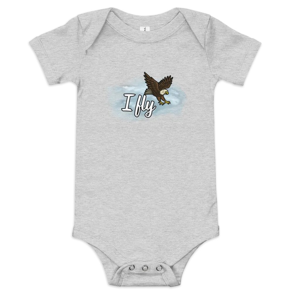 Bella+Canvas Baby Short Sleeve One Piece I fly product image (4)