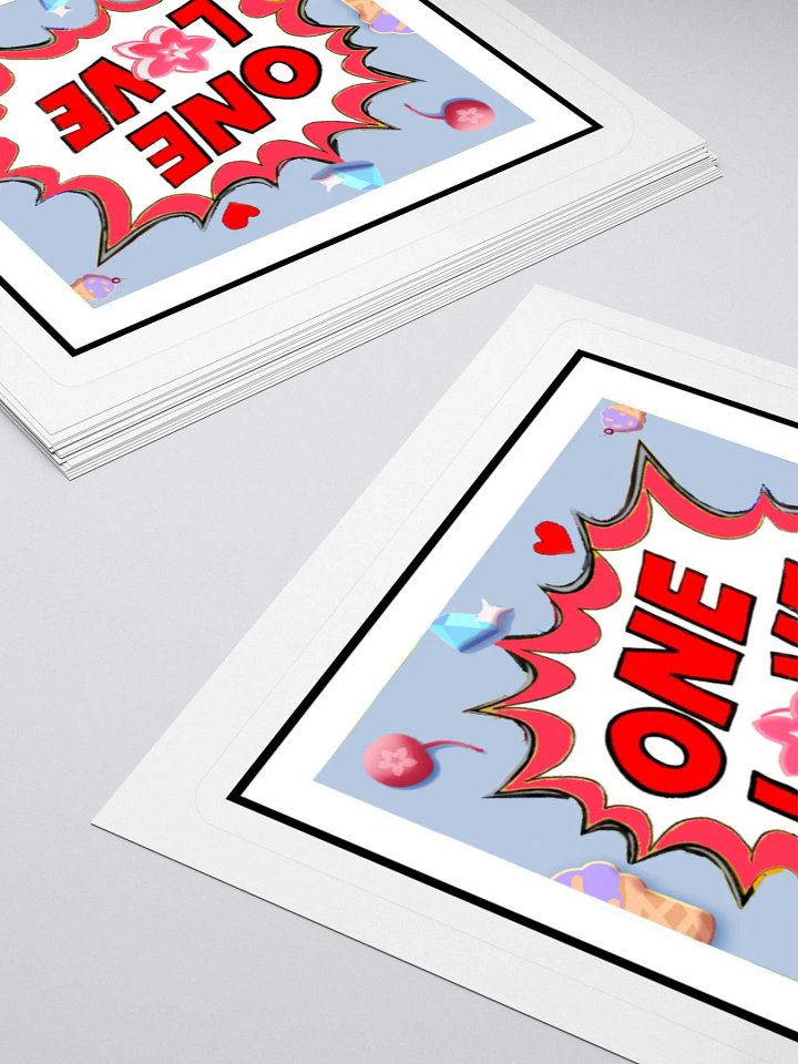 ONE LOVE BLOOM STICKERS product image (4)