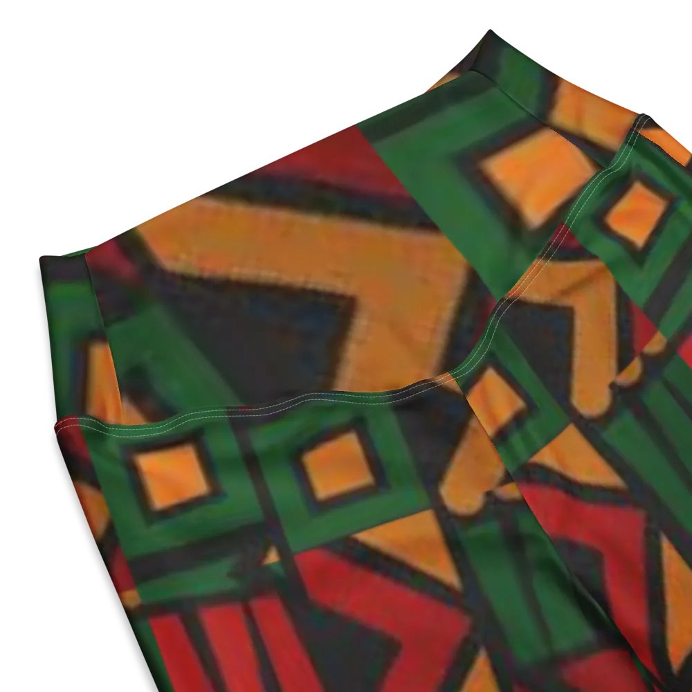 Black History Month Pattern Flare Pants product image (5)
