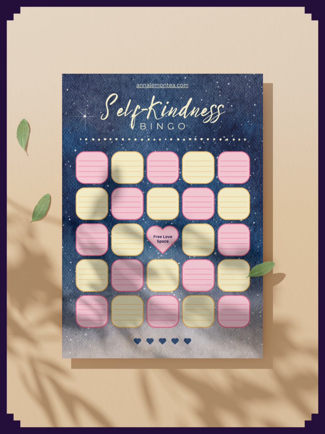 ⭐⭐⭐🆓 Self-Kindness Bingo product image (2)