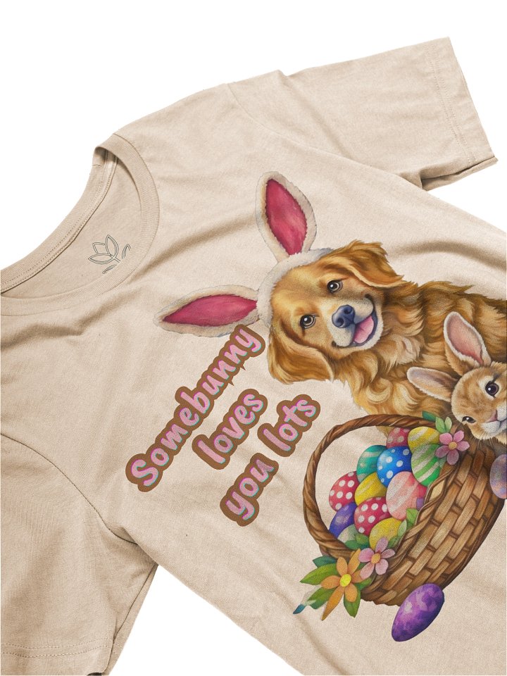 Somebunny Loves You Lots Dog Easter Shirt product image (2)