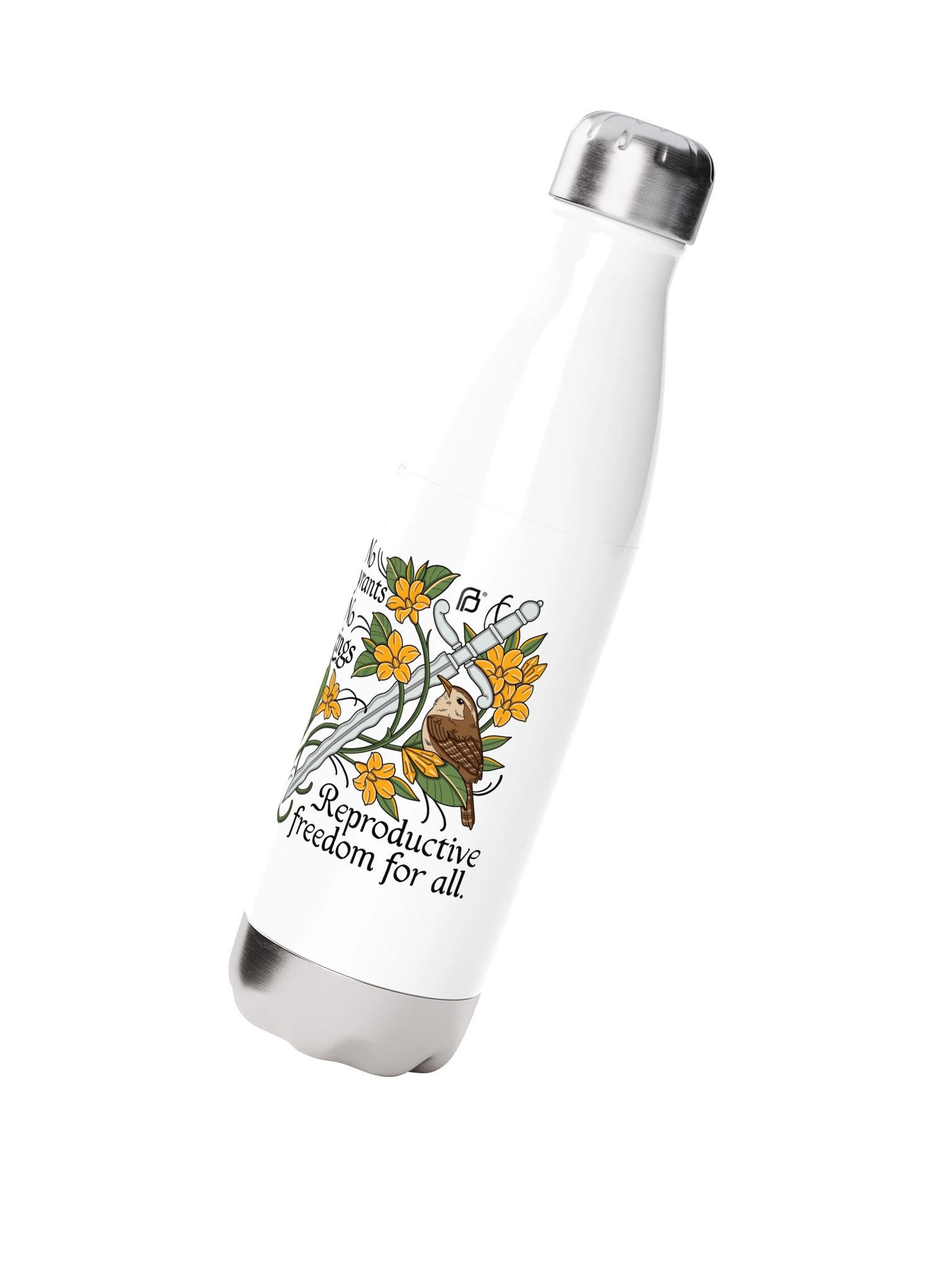 No Tyrants, No Kings Water Bottle — South Carolina product image (2)