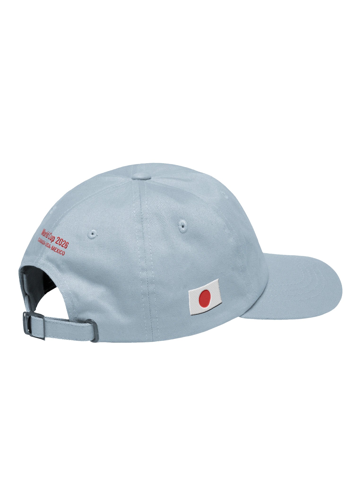 Japan 2026 World Cup Flag Dad Hat - Japan Soccer Fan Cap - Premium Embroidered Chino Cotton Twill product image (4)