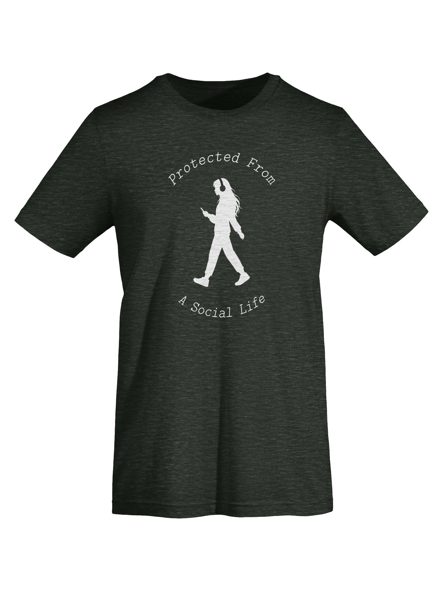 P.F.A.S.L. Girl Silhouette T-Shirt (Dark) product image (5)