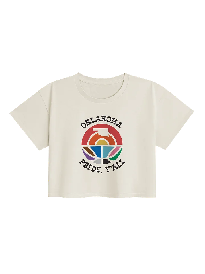 Oklahoma Love and Basketball Pride Crop Top product image (1)