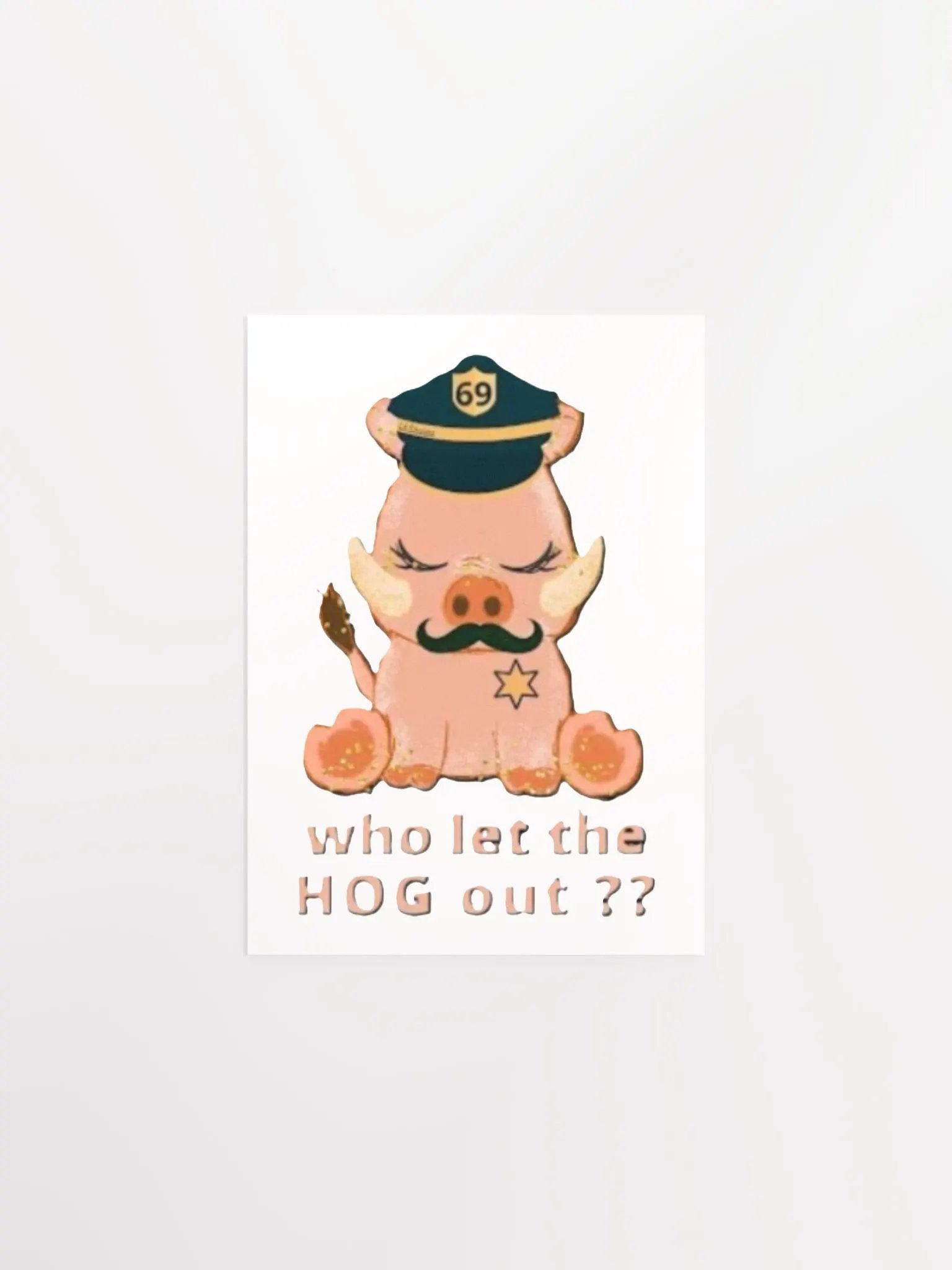 WHO LET THE HOG OUT?? product image (5)