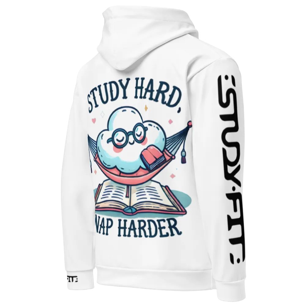 Study Hard Nap Harder - Recycled Hoodie product image (1)