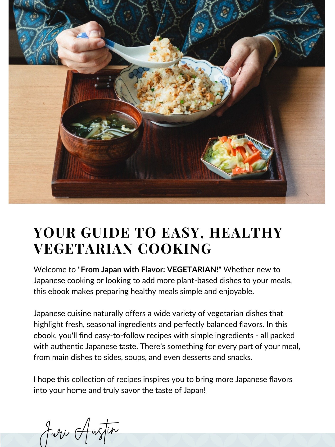 [eBook] From Japan With Flavor: VEGETARIAN product image (2)