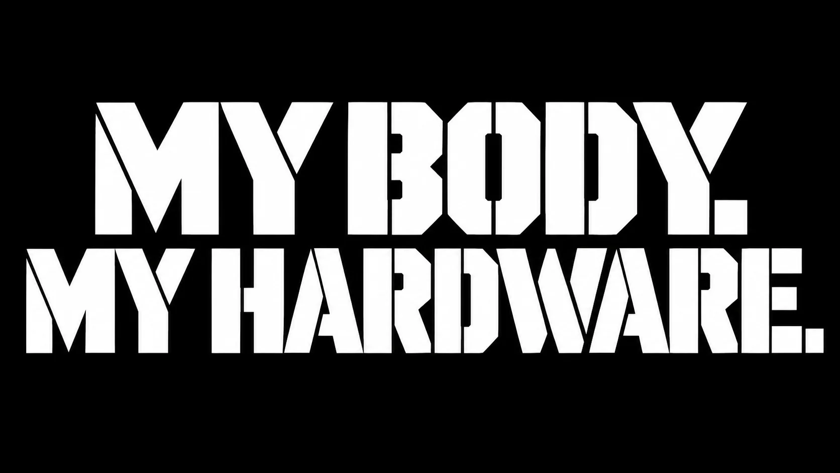 My Body. My Hardware. – Bodily Autonomy Sticker product image (1)