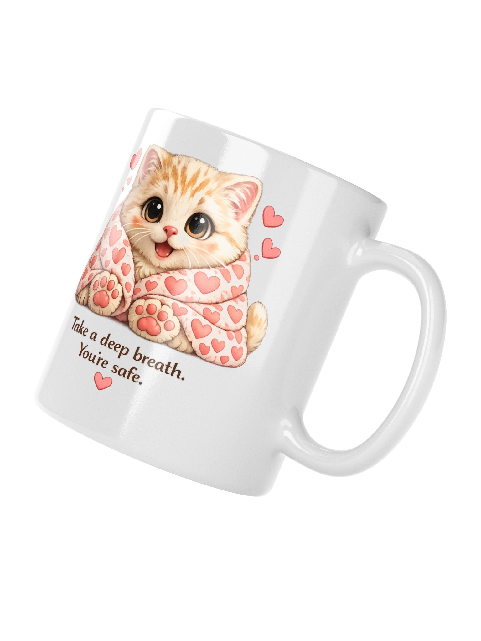 Mochi Take a Deep Breath Kitten Mug product image (4)