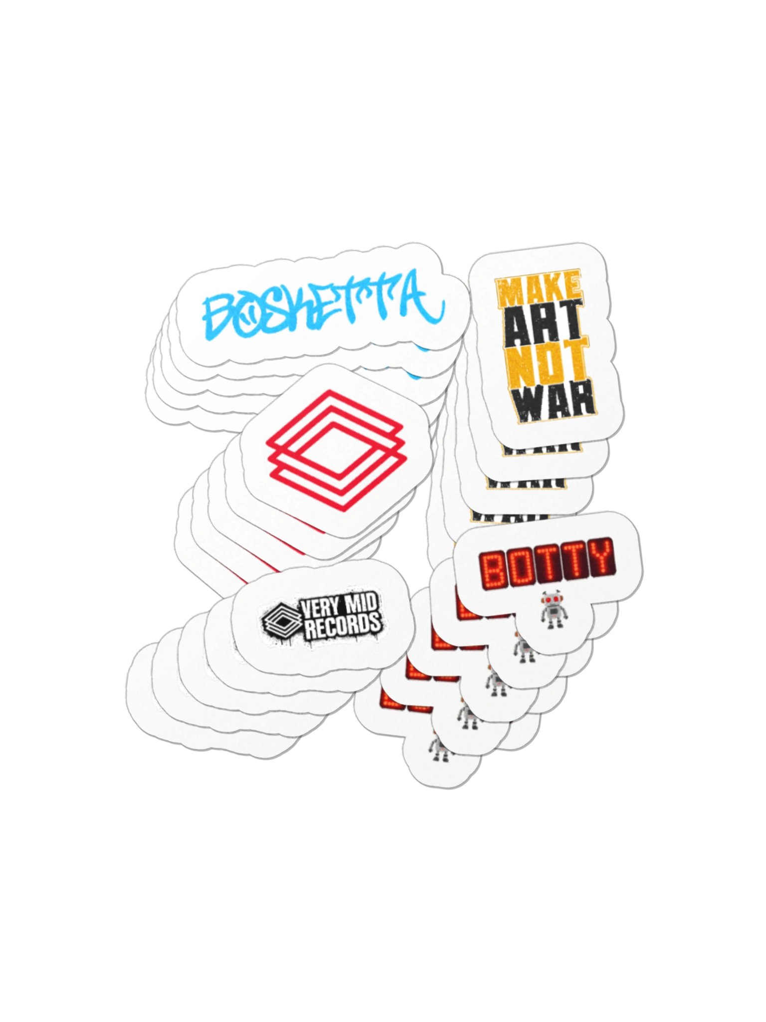CODEX201 Logo Collage Die-Cut Stickers product image (8)