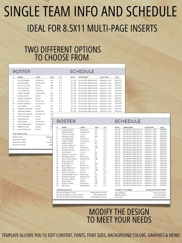 Multi-Page Bi-Fold Program or Brochure Template product image (3)