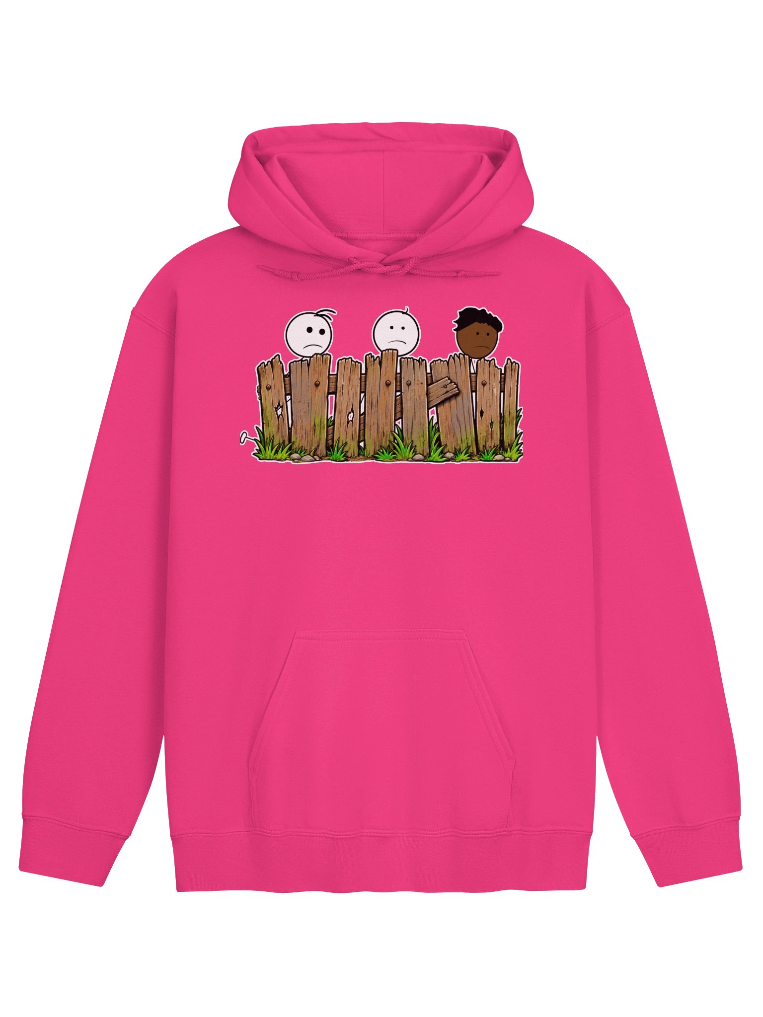 🧥 Hanorac Roz Intens Bărbați „Amintiri Din Copilărie” – Toxică, Șopârlă & Juvel product image (1)