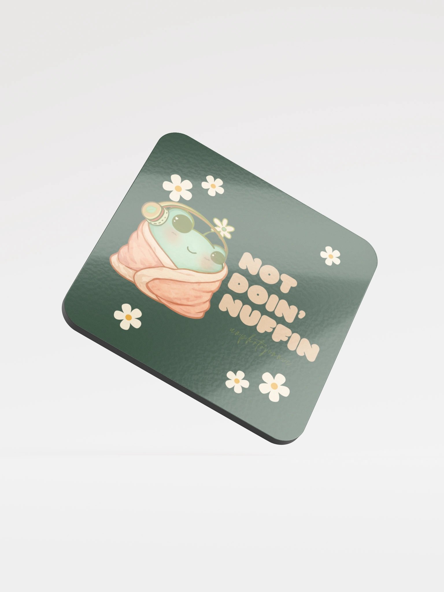 Not Doin Nuffin Coaster product image (1)
