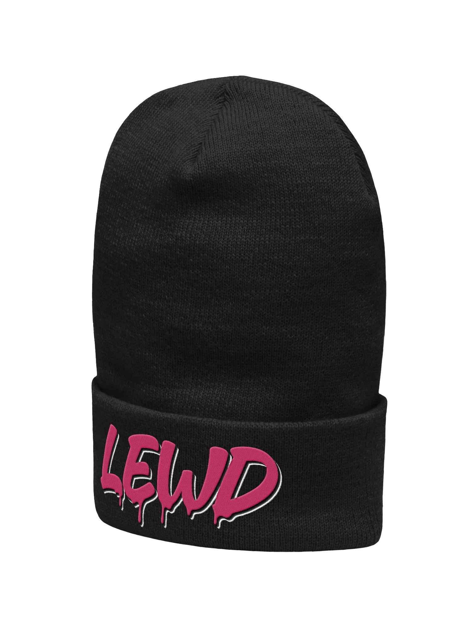 LEWD Cuffed Beanie product image (2)