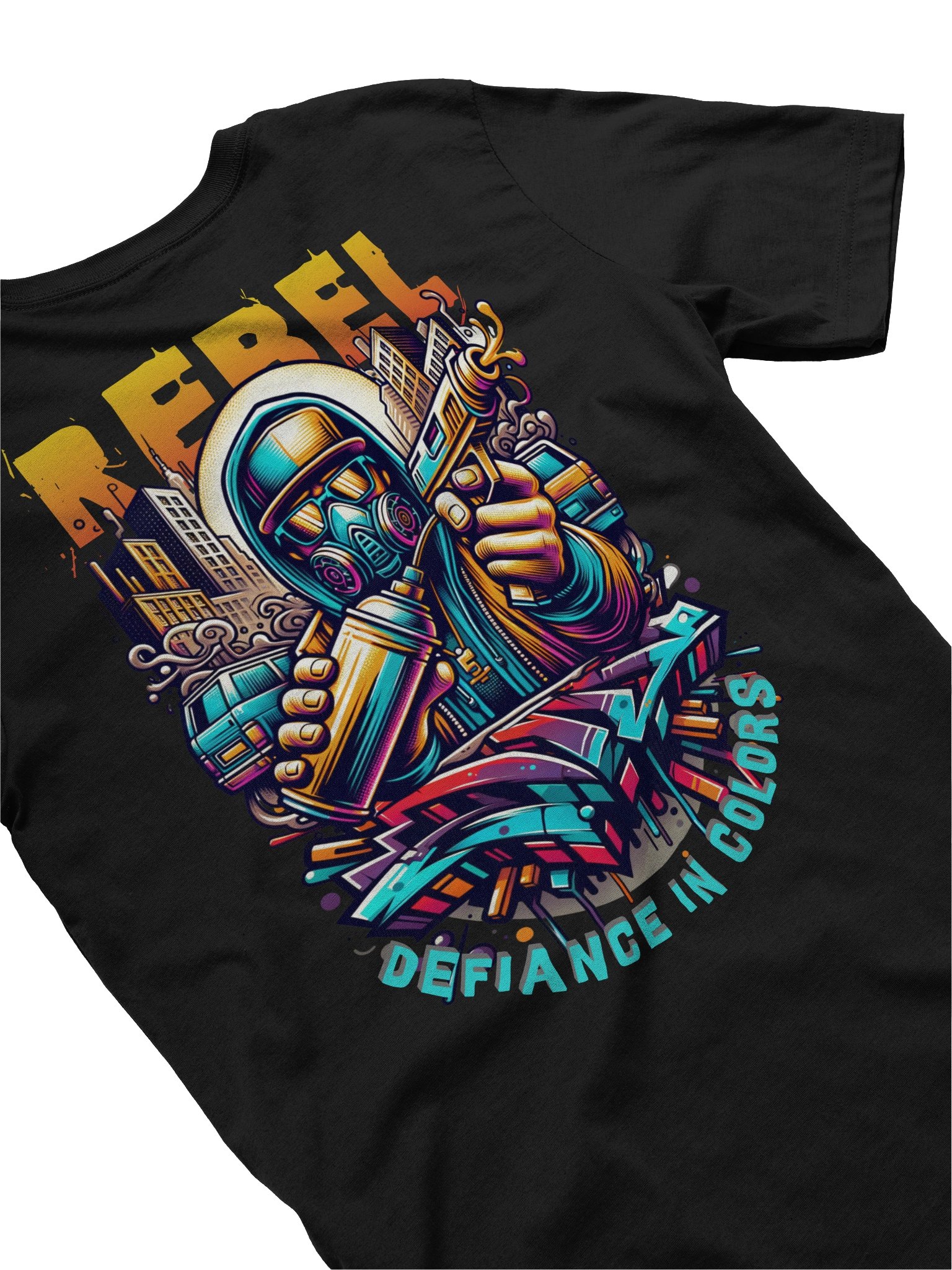 The Perfect T-Shirt for Bold Rebels: Defiance in Colors product image (4)