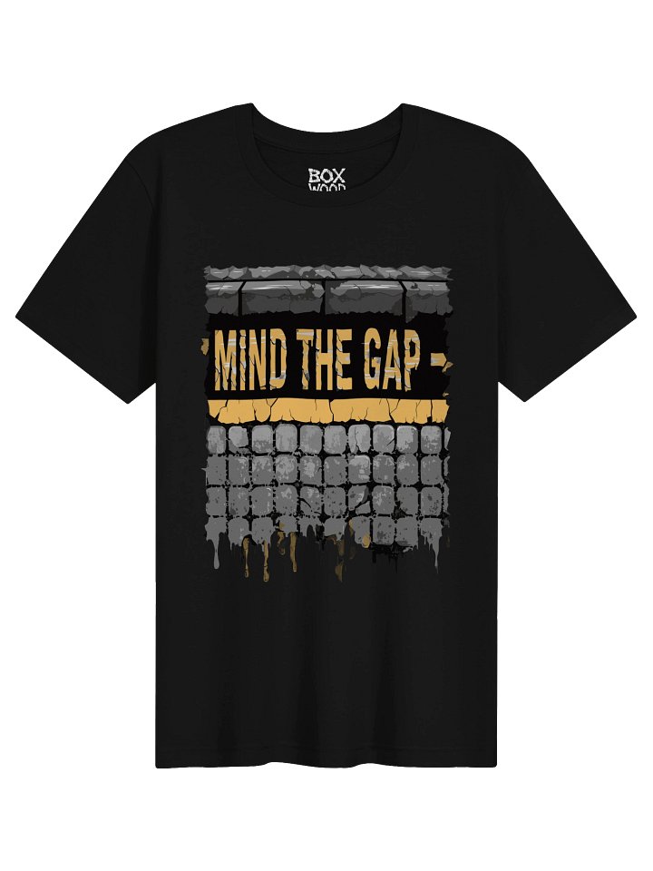 Mind The Gap Infrastructure | Heavyweight Boxy Fit Tee | HonestIndustrial product image (1)