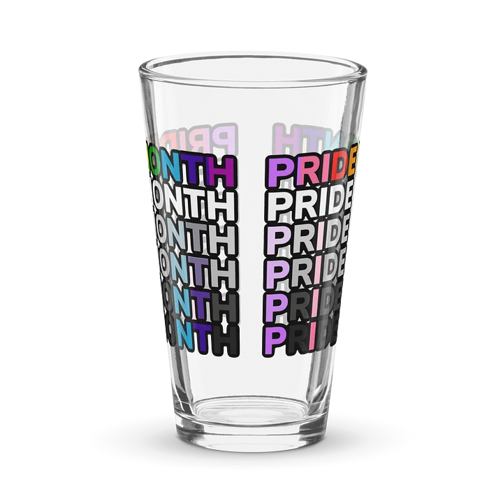 Rainbow PRIDE MONTH Pint Glass product image (2)