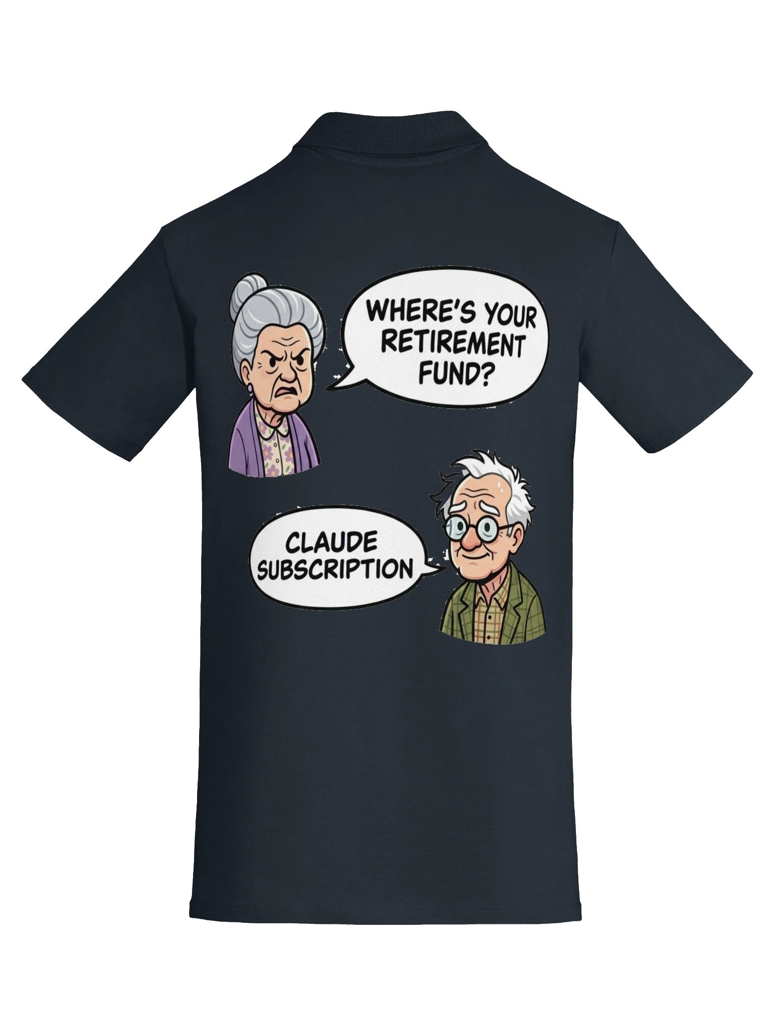 CLAUDE SUBSCRIPTION Polo Shirt | Retirement Fund Gift For AI lovers product image (4)