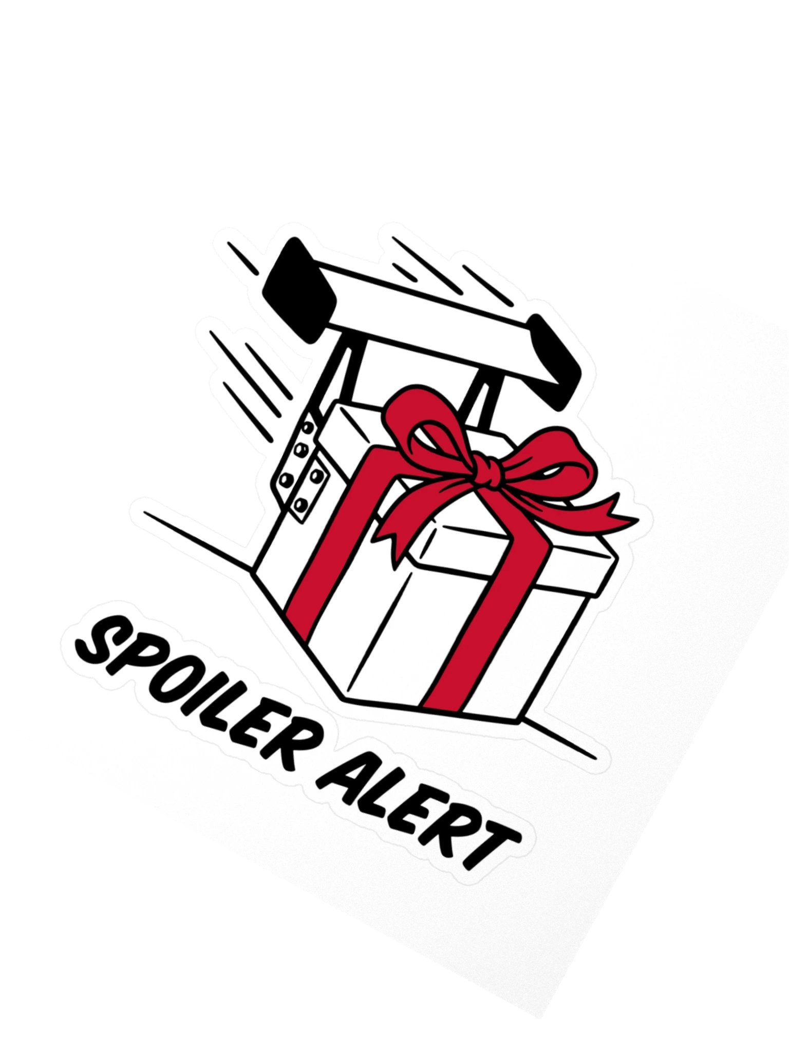 Spoiler Alert Present Sticker product image (2)