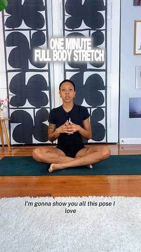 a full body stretch in ONE MINUTE 🩷
-
yoga, hips, gentle stretch
