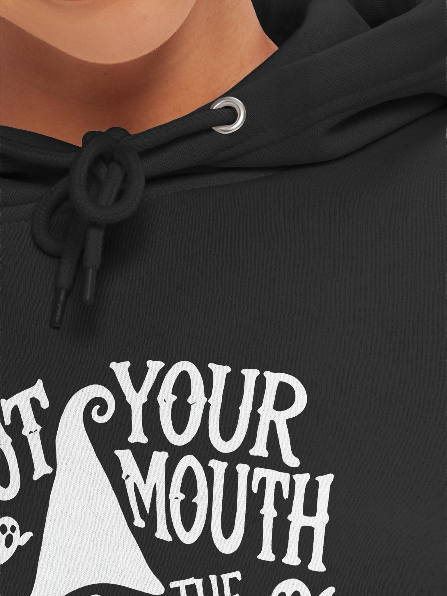 Shut Your Mouth Gnome Unisex Hoodie (XS to 3XL) product image (5)