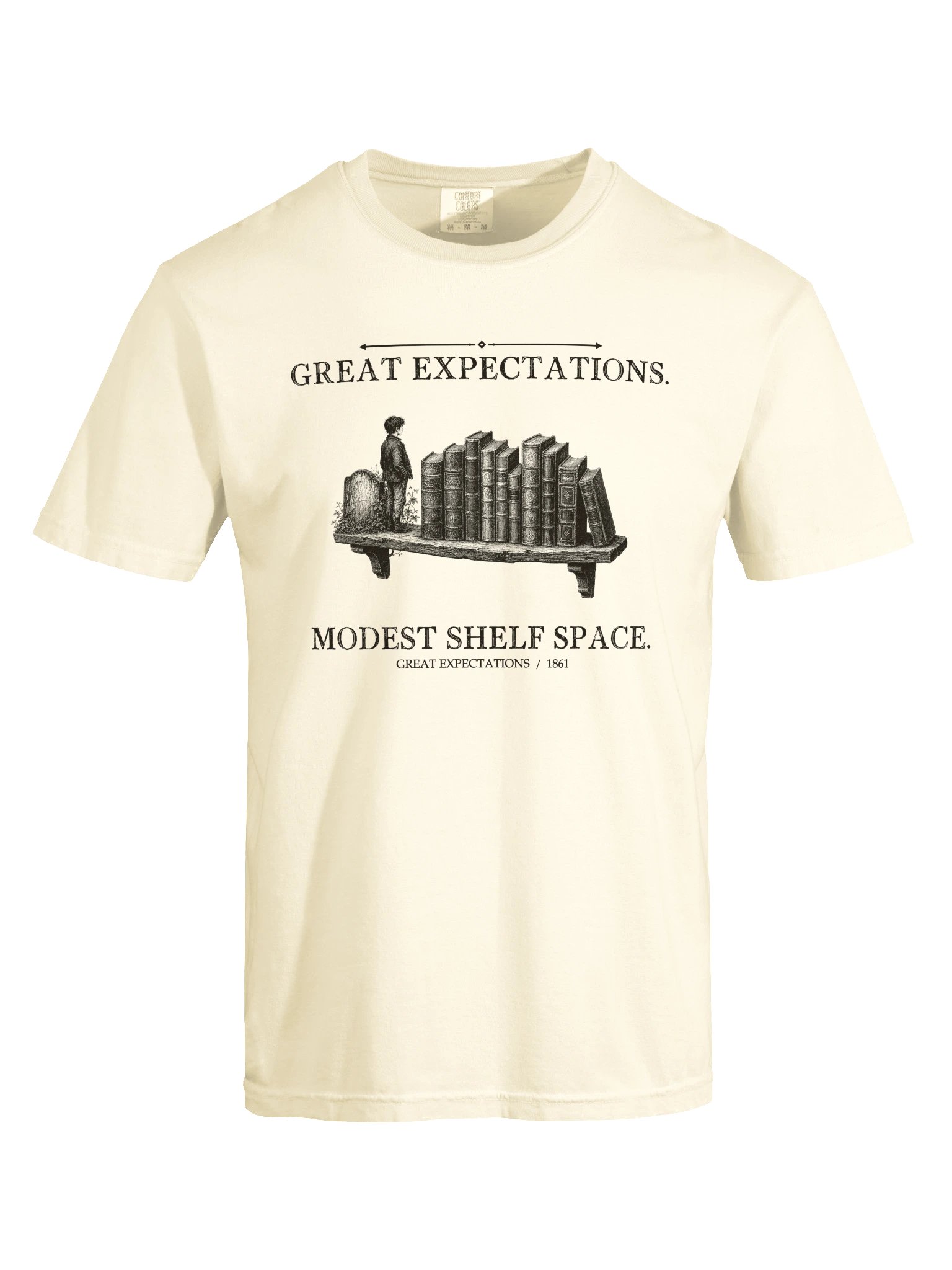 Great Expectations Modest Shelf Space -- Great Expectations Tee (Light) product image (17)