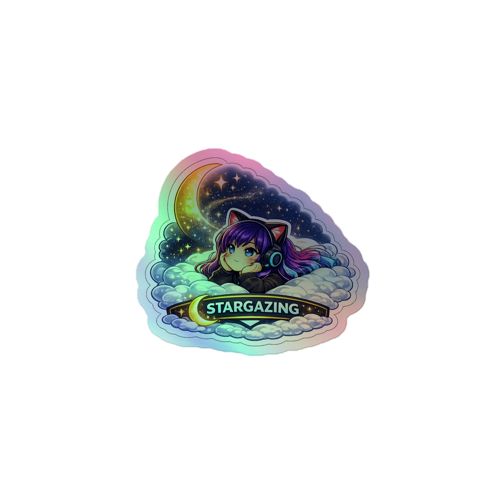 • AKC // Callie Sticker STARGAZING | Holographic | Callie Emote Badge Series product image (1)