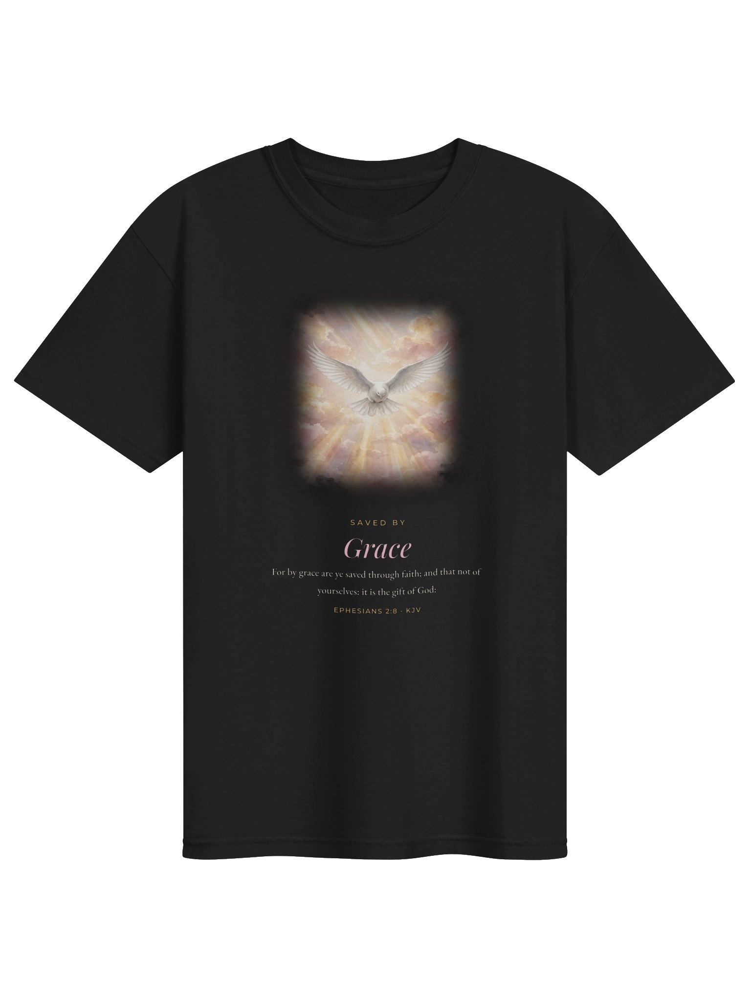 Saved by Grace — Ephesians 2:8 Tee product image (1)