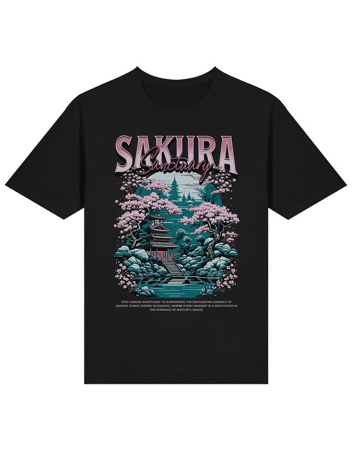 Sakura Sanctuary Meditation T-Shirt - Gildan Softstyle product image (2)