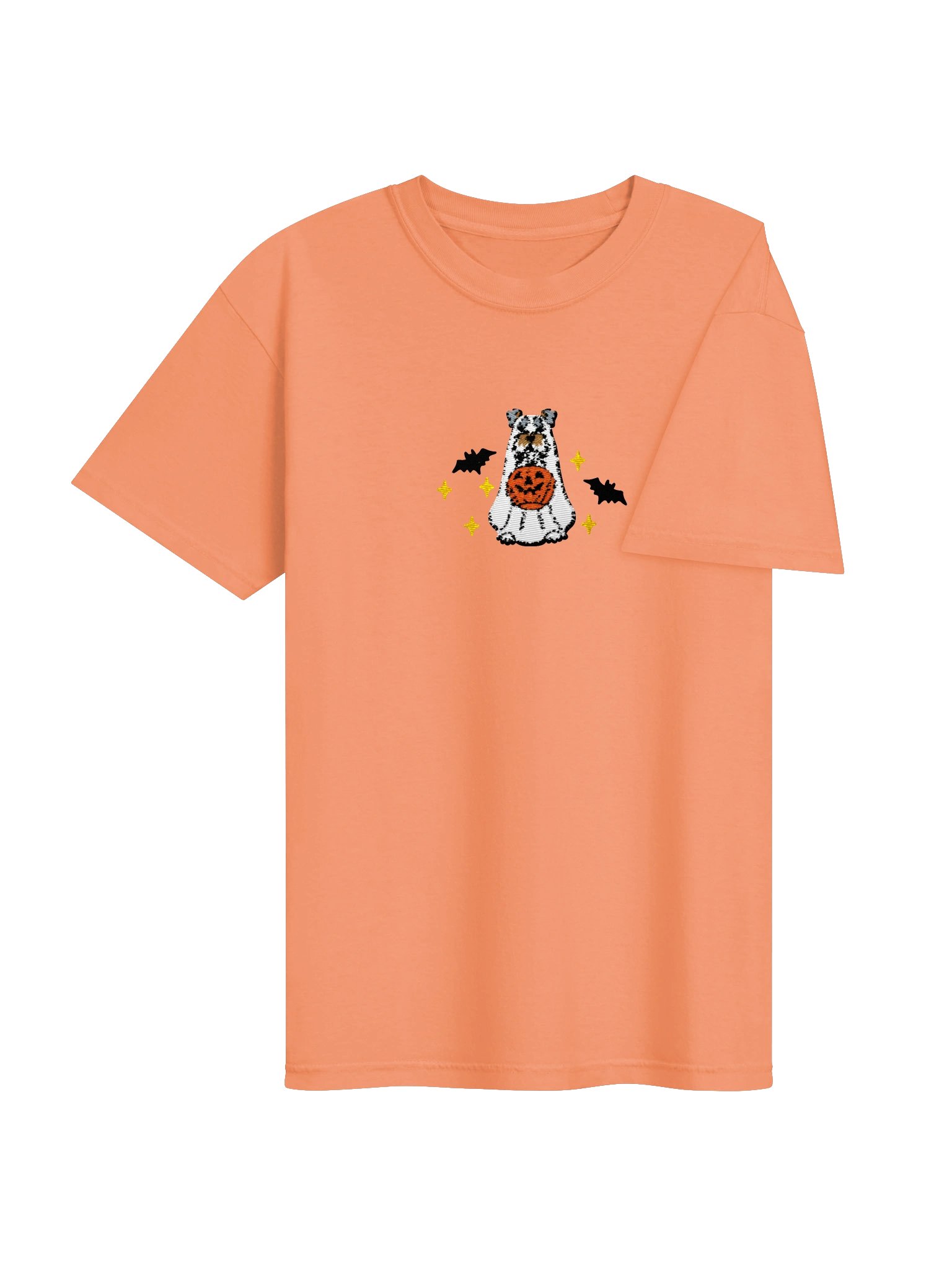 Halloween Miniature Schnauzer(Salt & Pepper) Embroidered T-Shirt product image (28)