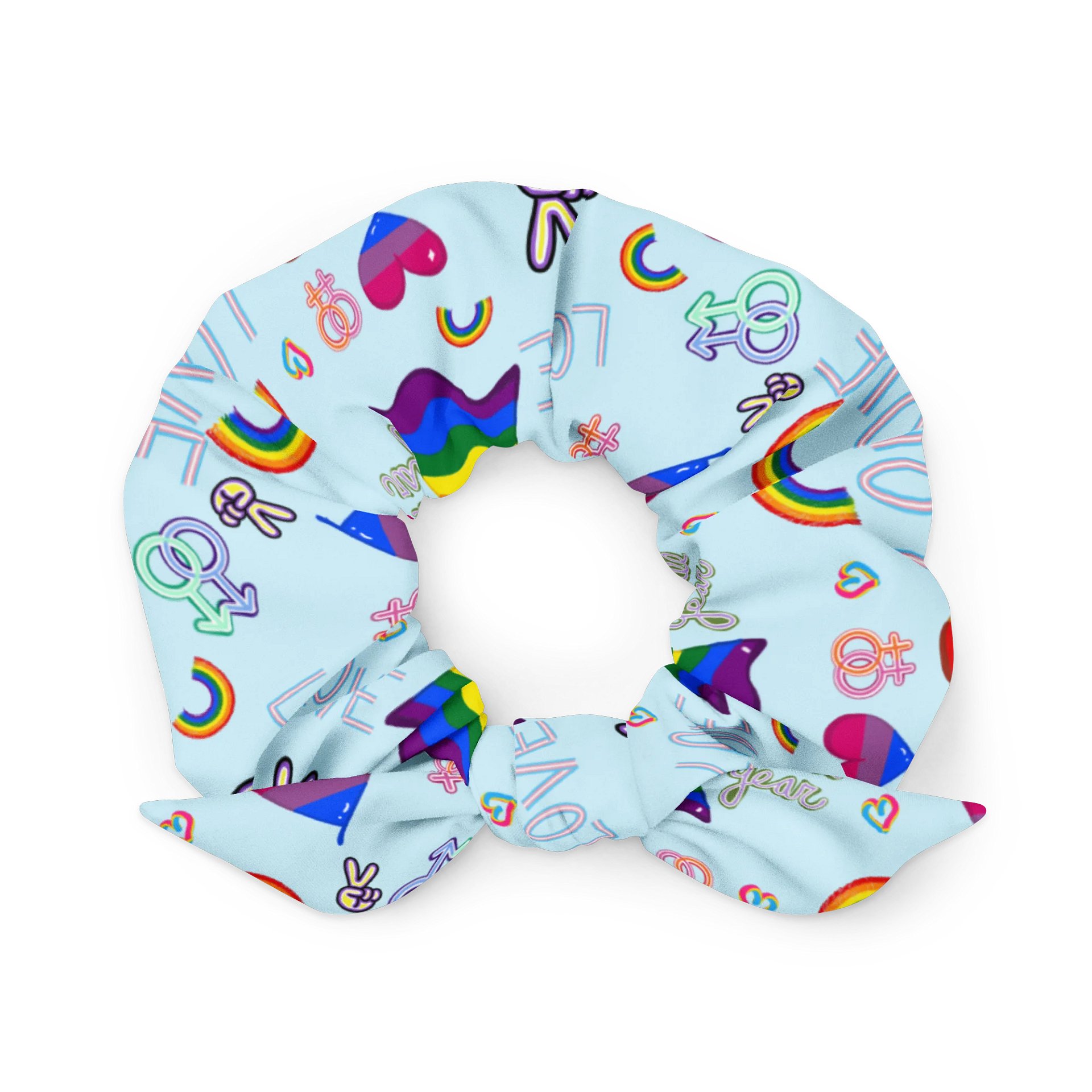 Celebrate Pride Pattern Scrunchie product image (2)