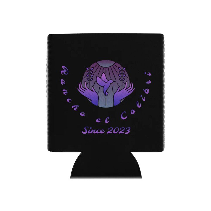 Rancho El Colibri logo and Album Can Cooler product image (3)