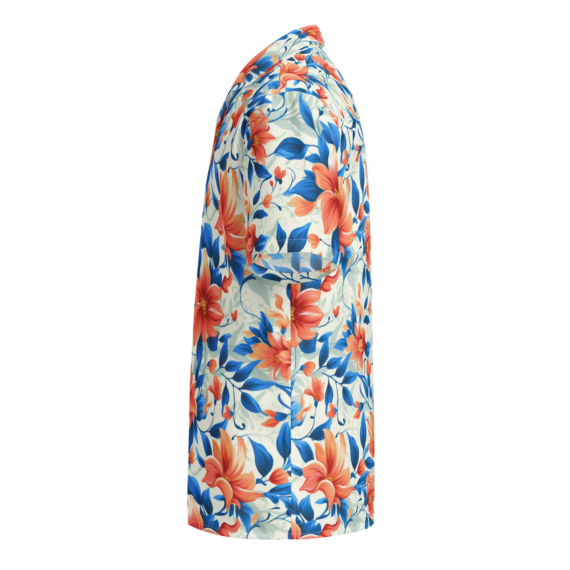 Coral Bloom Hawaiian Shirt product image (3)