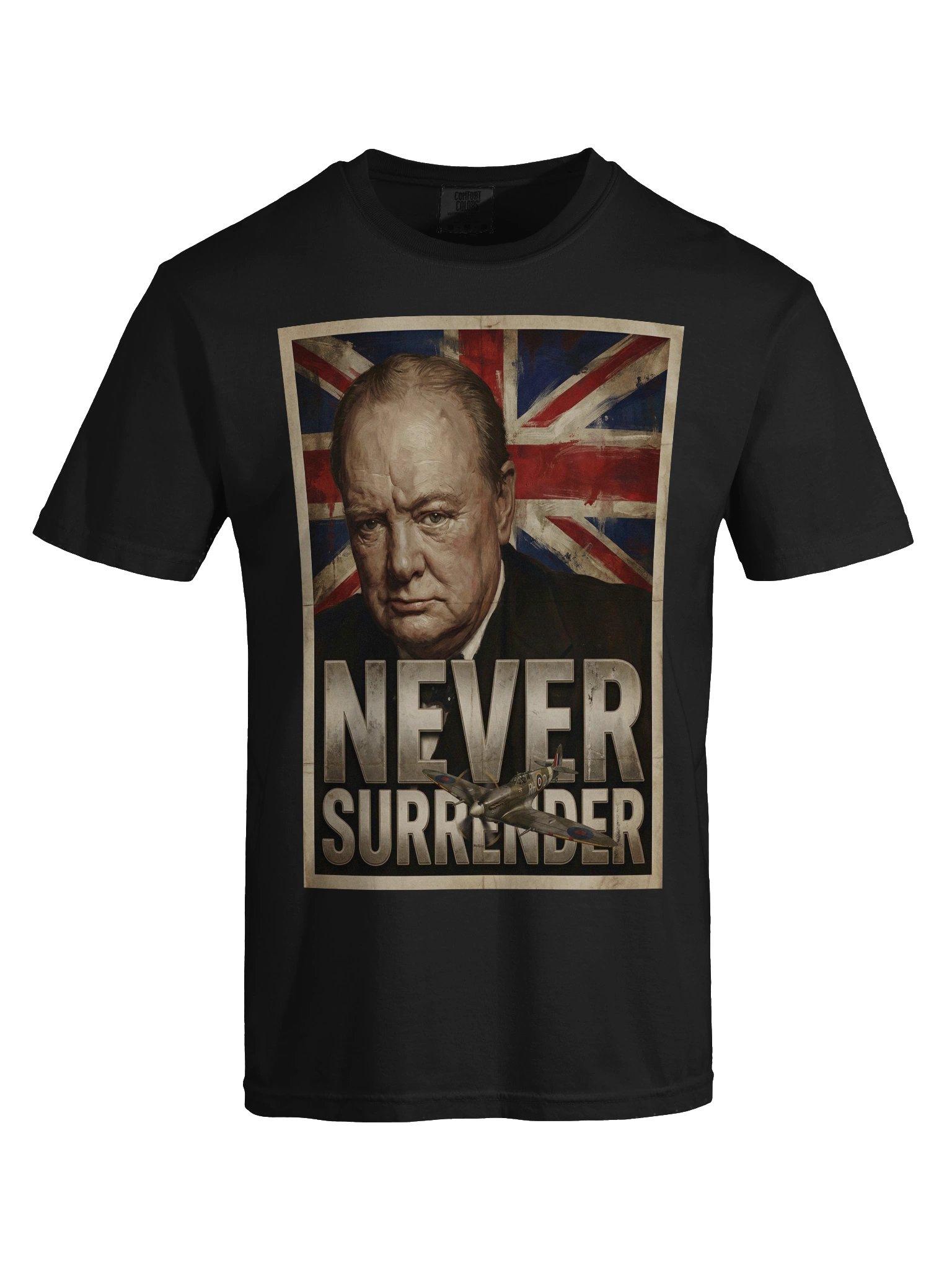 Never Surrender Winston Churchill T-Shirt product image (56)