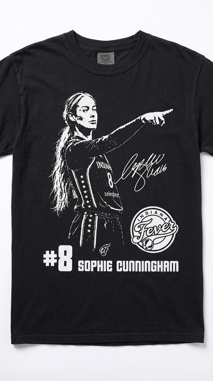 Sophie Cunningham Point Signature Basketball Shirt – Women’s Hoops Fan Tee product image (1)