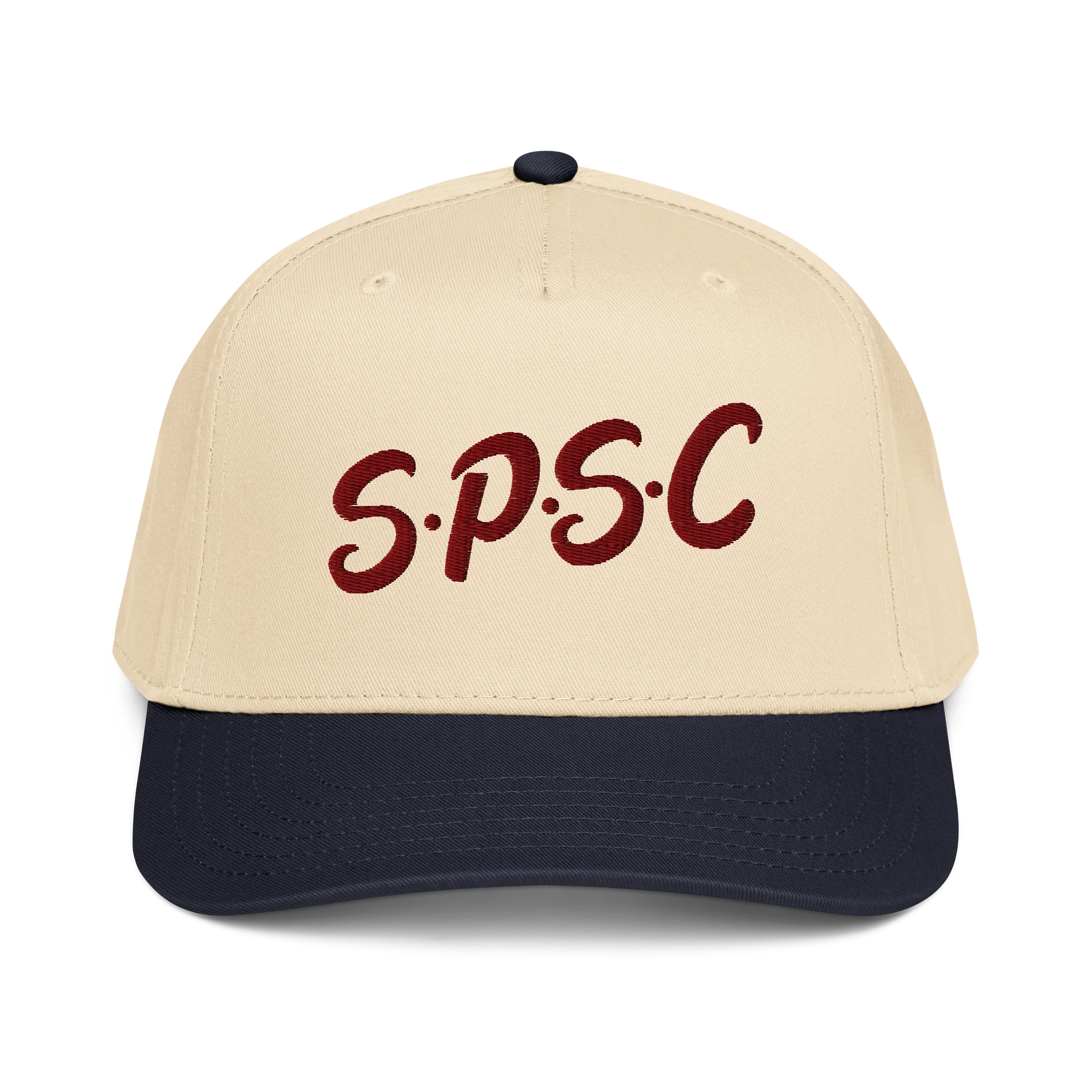 Dad Cap “S.P.S.C” Navy/Cream product image (1)