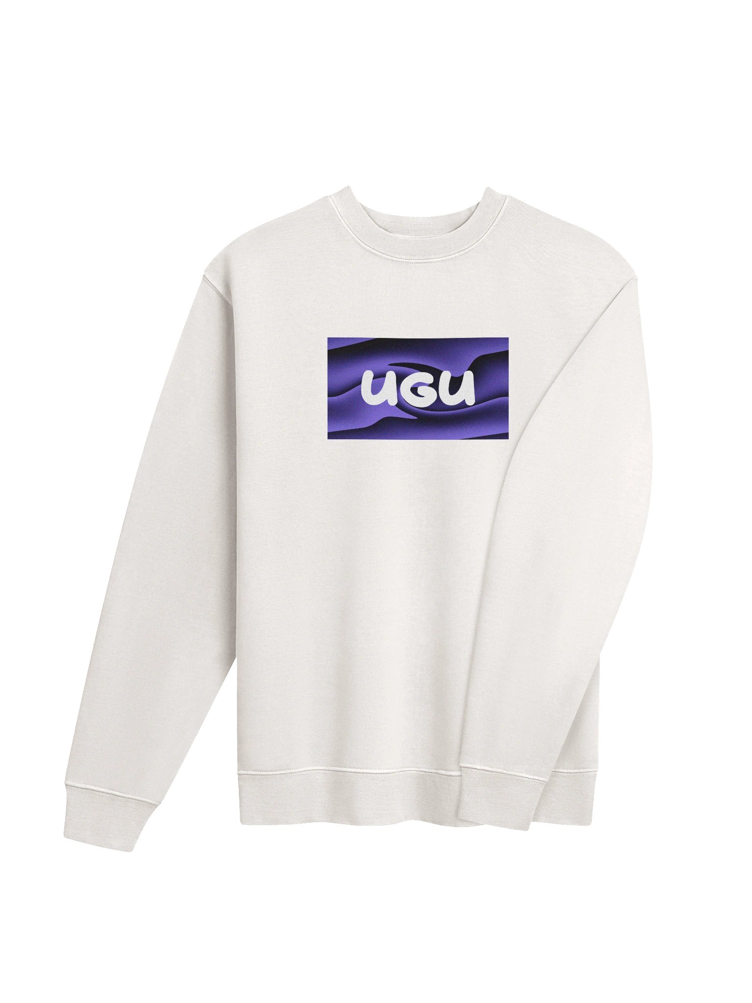 UGU.EXE Premium Sweatshirt — White Edition product image (4)