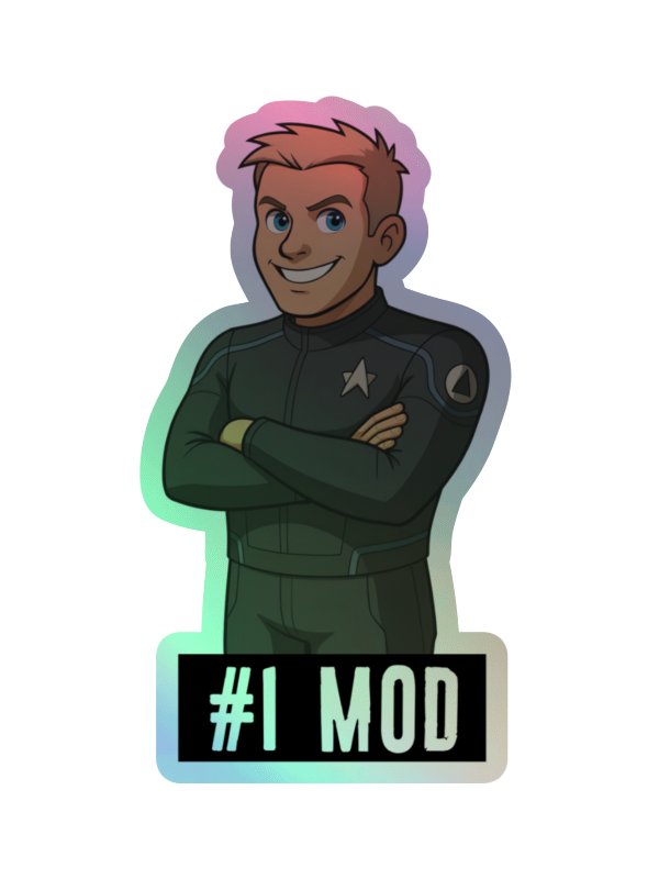 JP Number 1 Mod Holographic Sticker product image (2)
