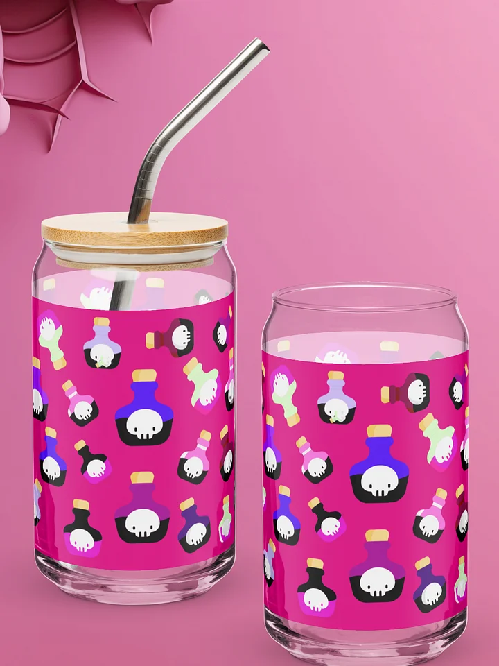 Cute Skull Potion Can-Shaped Glass product image (1)