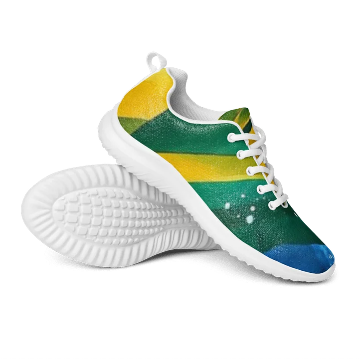 Abstract Diplomat Print - SVG - Caribbean Apples | Men's Athletic Shoes product image (1)